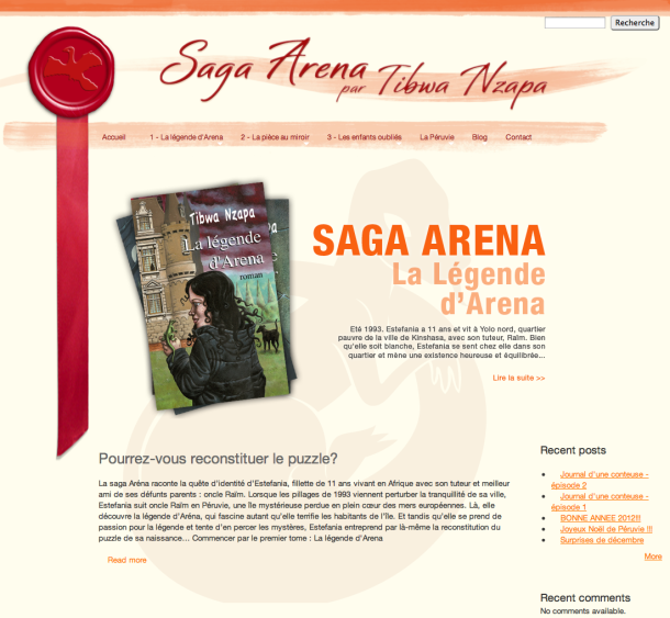 Saga Arena : Homepage
