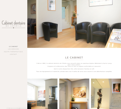 Création site web cabinet dentisterie