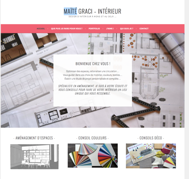 Création site web architecte d'intérieur