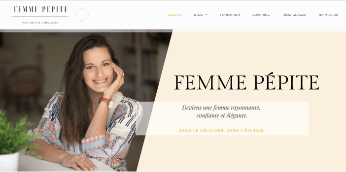 Femme Pépite : coach en style personnel