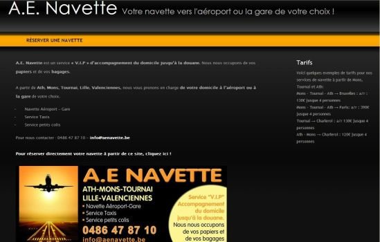 aenavette - service de navette VIP